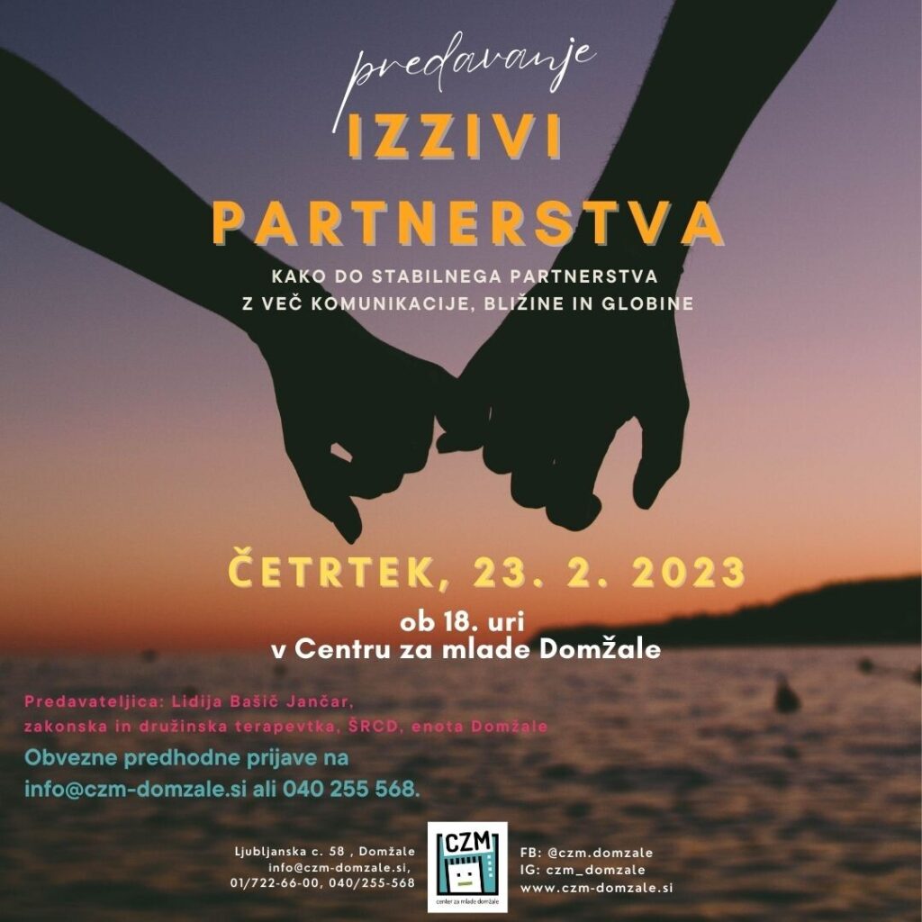 Predavanje Izzivi partnerstva