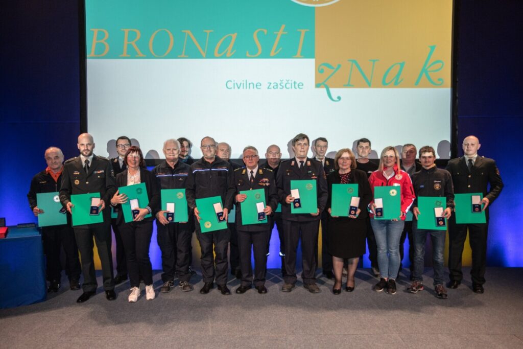 Podelitev priznanj Civilne zaščite za ljubljansko regijo, Domžale, 2023