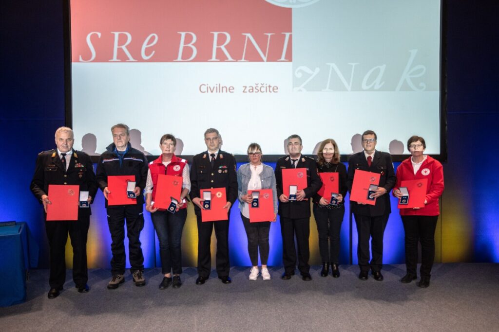 Podelitev priznanj Civilne zaščite za ljubljansko regijo, Domžale, 2023