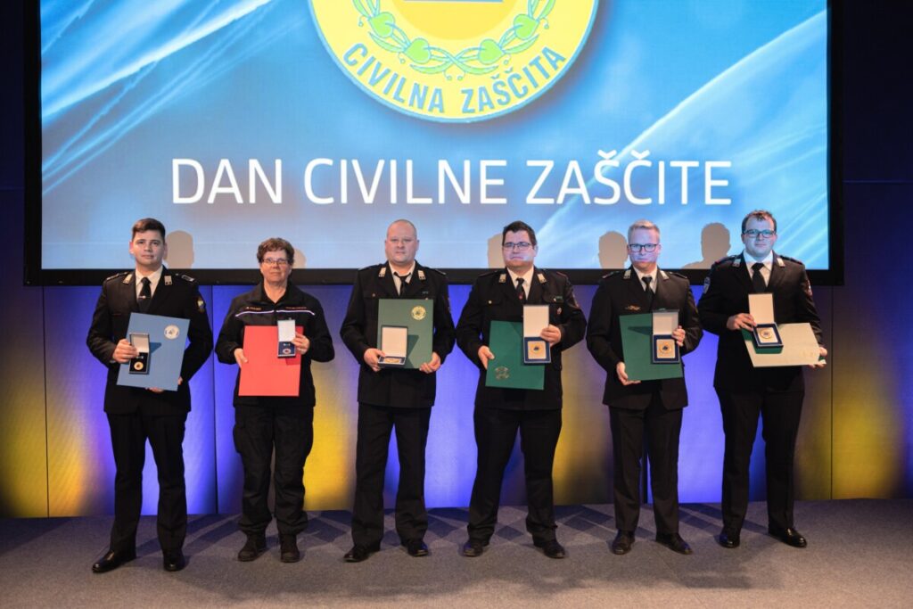 Podelitev priznanj Civilne zaščite za ljubljansko regijo, Domžale, 2023