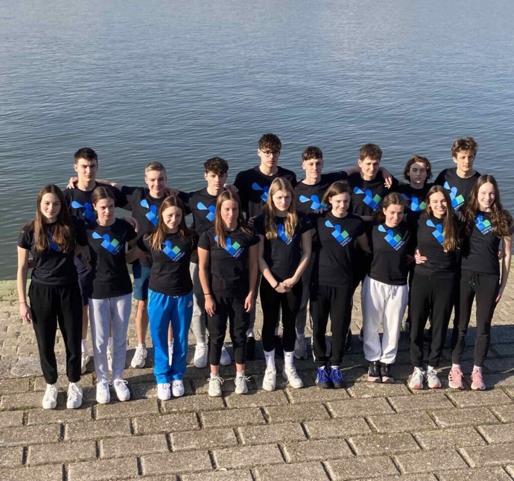 Slovenska kadetska reprezentanca v Beogradu.
