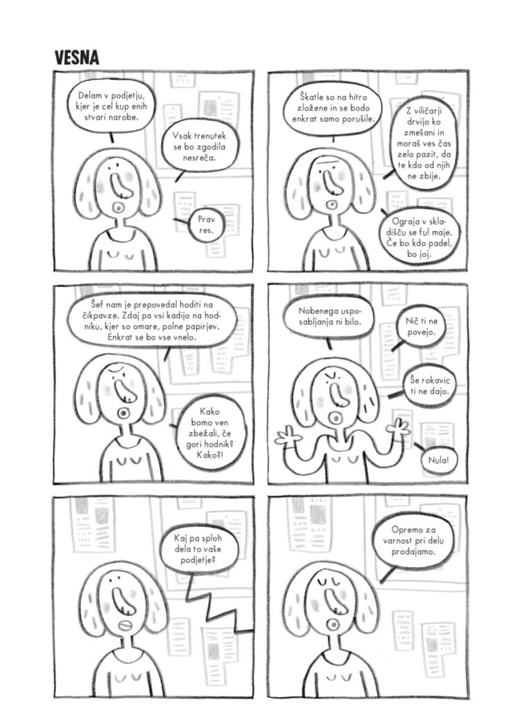 Ivan Mitrevski, strip Nevidna življenja