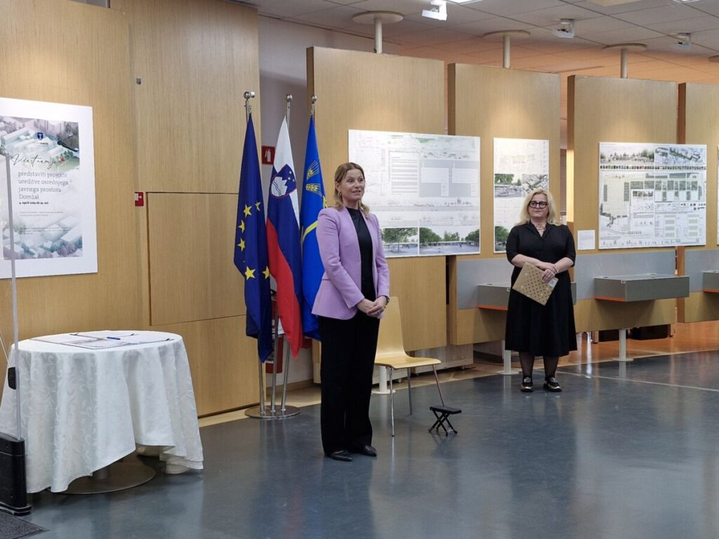 Predstavitev projektov ureditve osrednjega javnega prostora v Domžalah