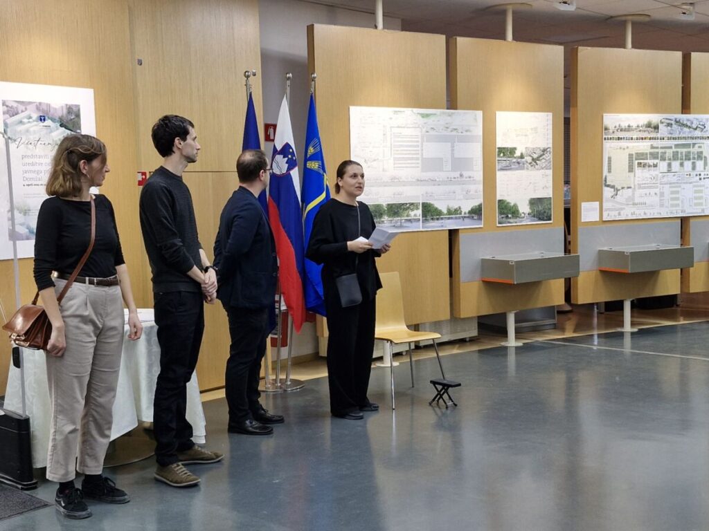 Predstavitev projektov ureditve osrednjega javnega prostora v Domžalah