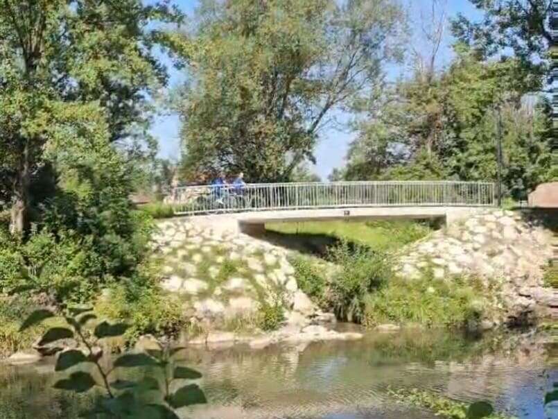 Brv cez Homško Mlinšcico