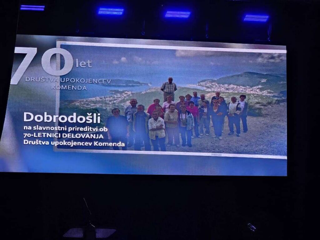 Društvo upokojencev Komenda, 70 let