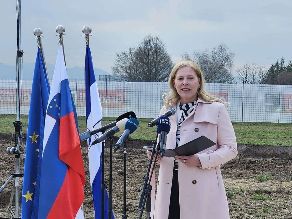 Postavitev temeljnega kamna, Vrtec Iskrica Mengeš, marec 2026