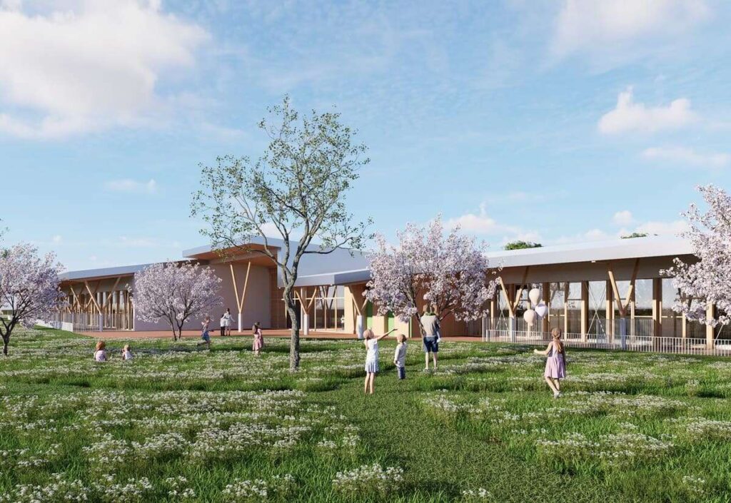 Postavitev temeljnega kamna, Vrtec Iskrica Mengeš, marec 2026