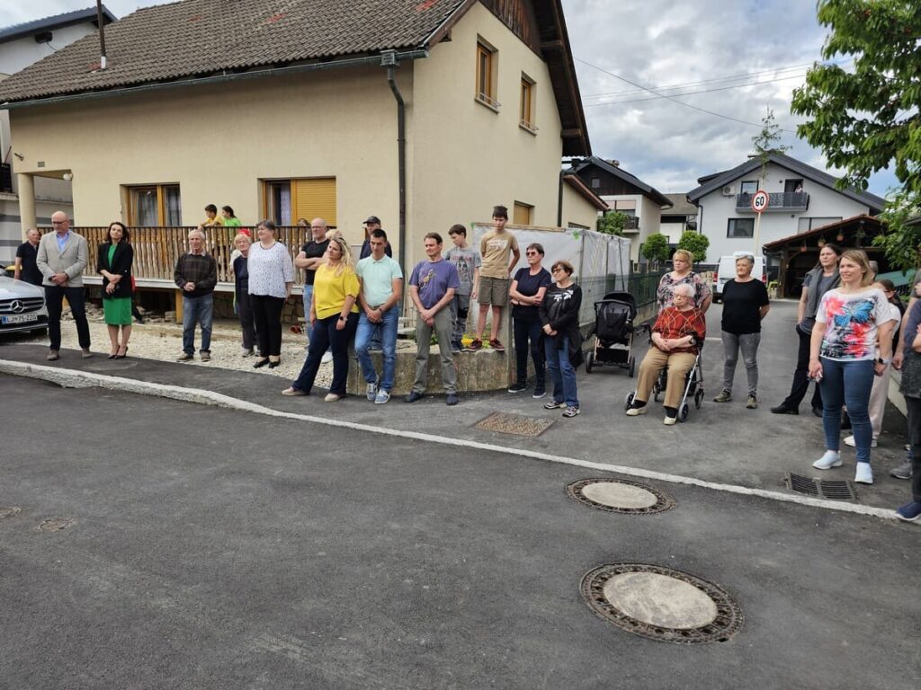 Prenova Ulice dr. Tineta Zajca, odprtje