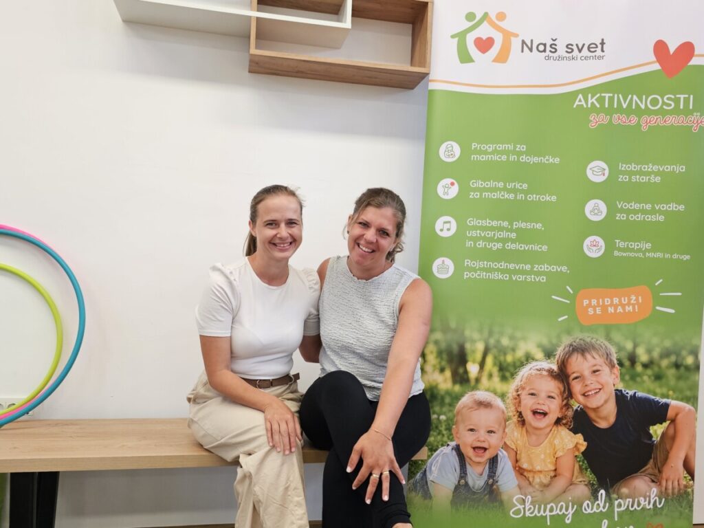 Gala Andrić Rebolj in Ana Lap, Družinski center Naš svet
